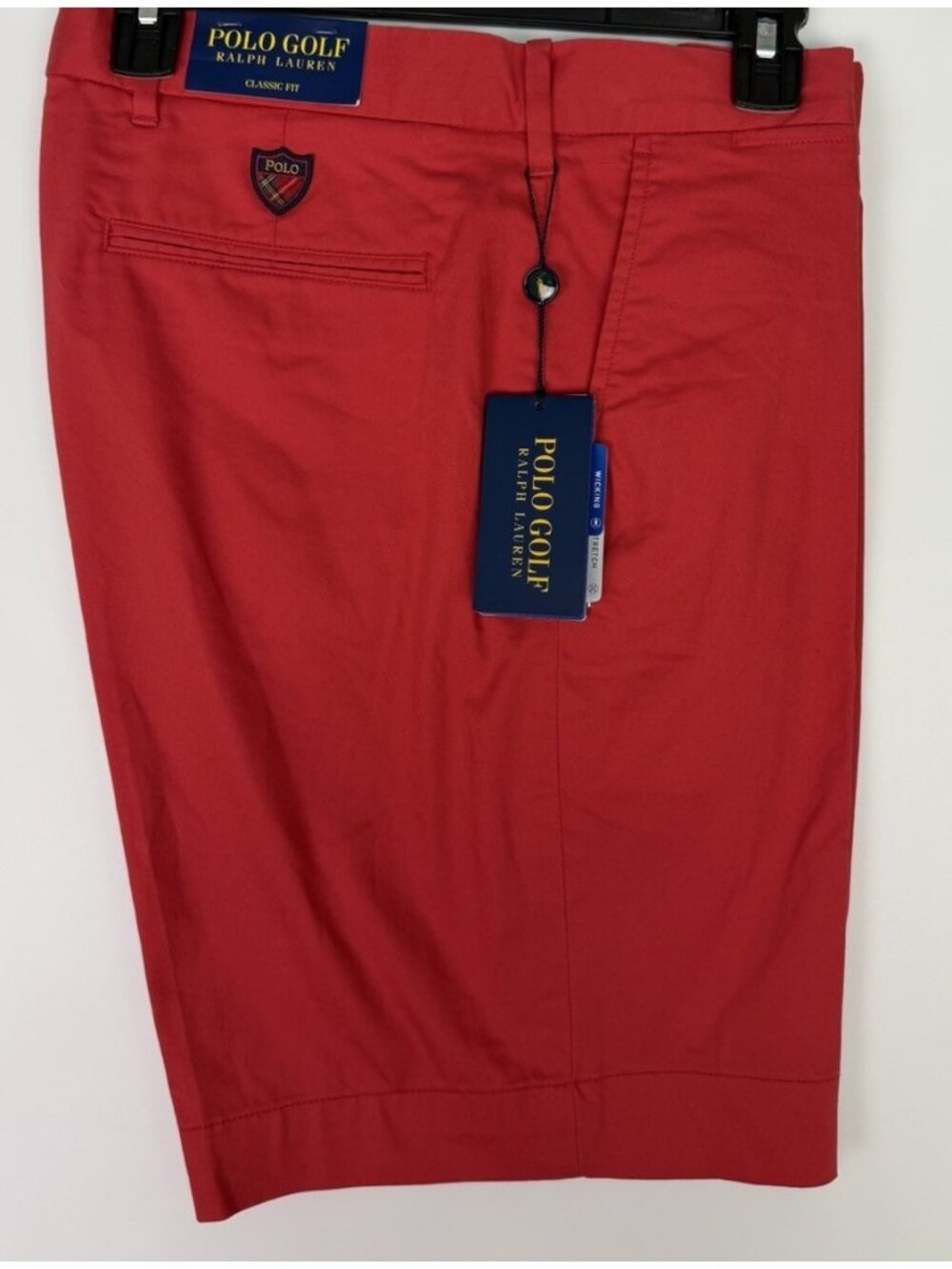 Polo Ralph Lauren Shorts Mens 32 Golf Classic Fit Chino Moisture Wicking Red